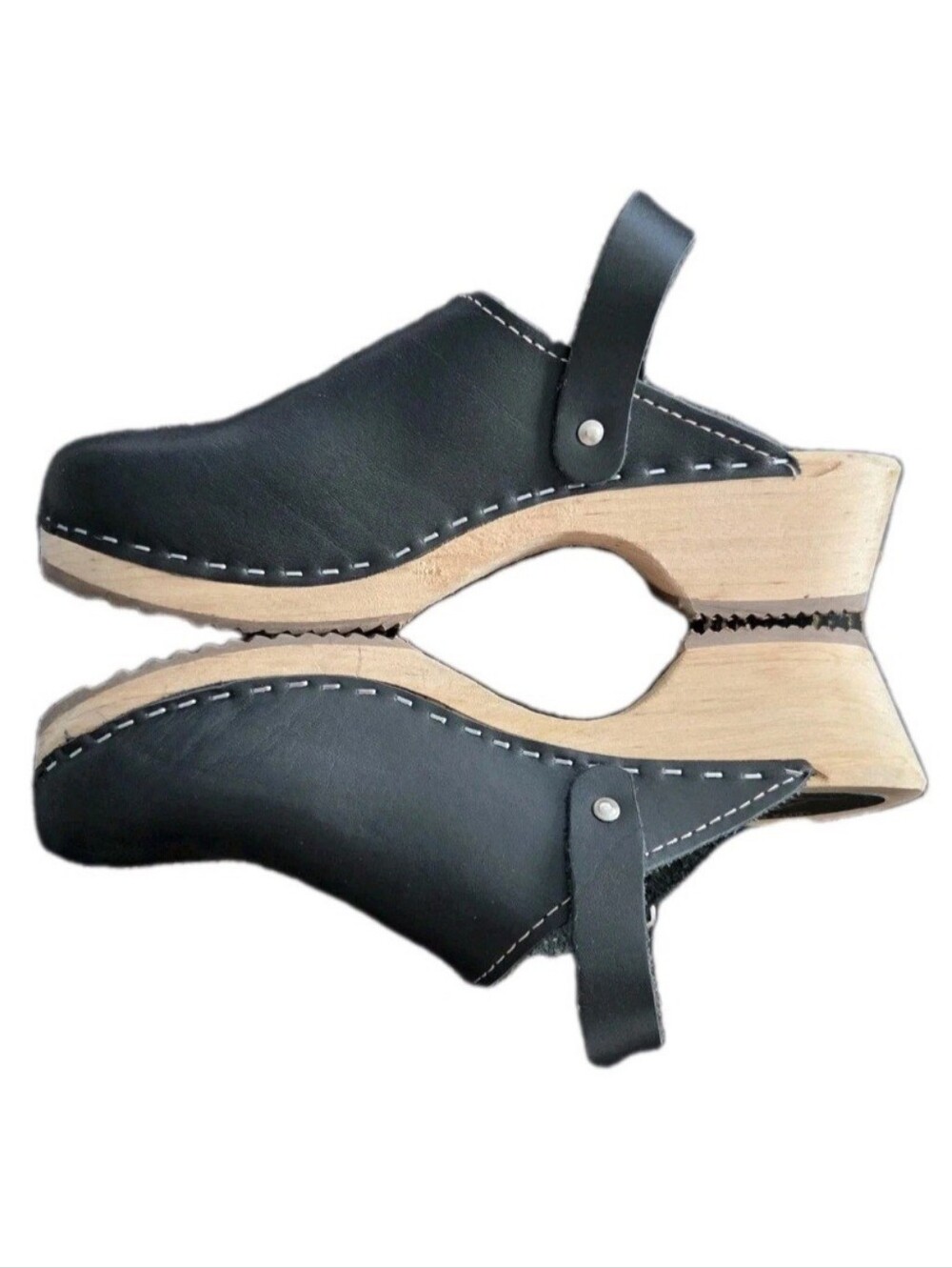Lotta From Stockholm Black Clogs Women's Size 40 US 9